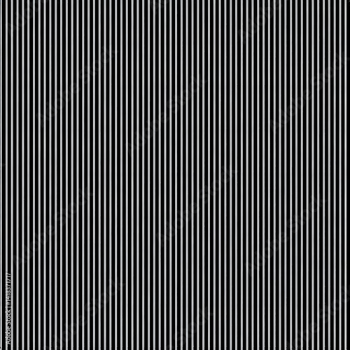 Vertical lines stretch across a stark black background, forming a captivating, rhythmic pattern. This minimalist design plays with contrast and creates a sense of depth Generative AI