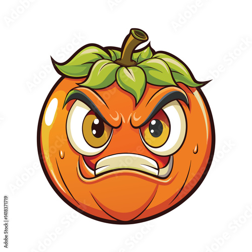 Angry Tomato Cartoon