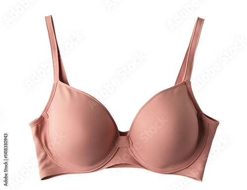 Female bra isolated on white