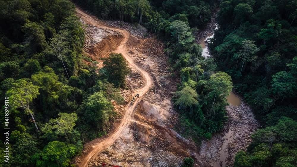 Drone View Reveals Amazon Deforestation's Impact on Biodiversity Generative AI Drone View Reveals Amazon Deforestation's Impact on Biodiversity Generative AI