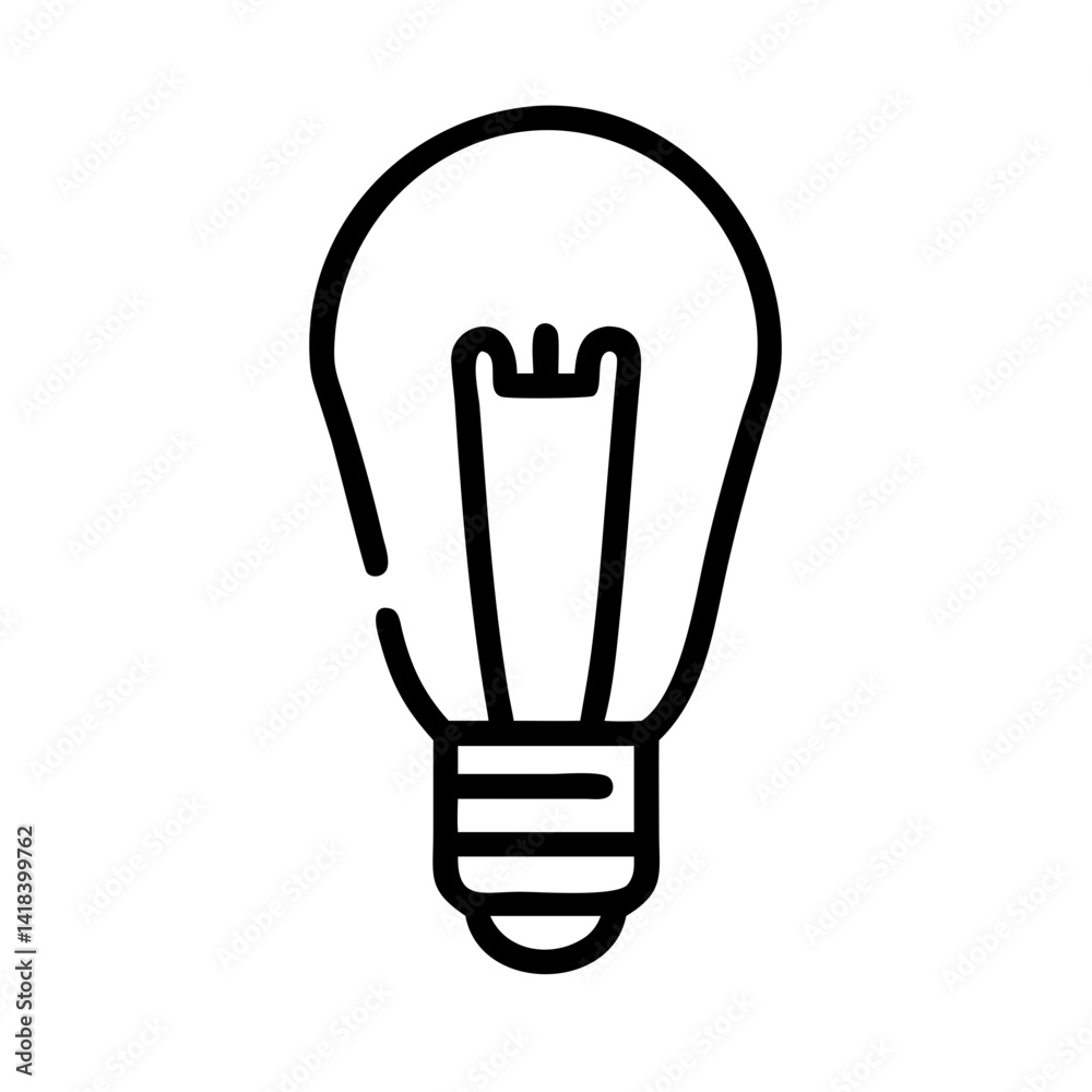 Icon of a Light Bulb Icon of a Light Bulb