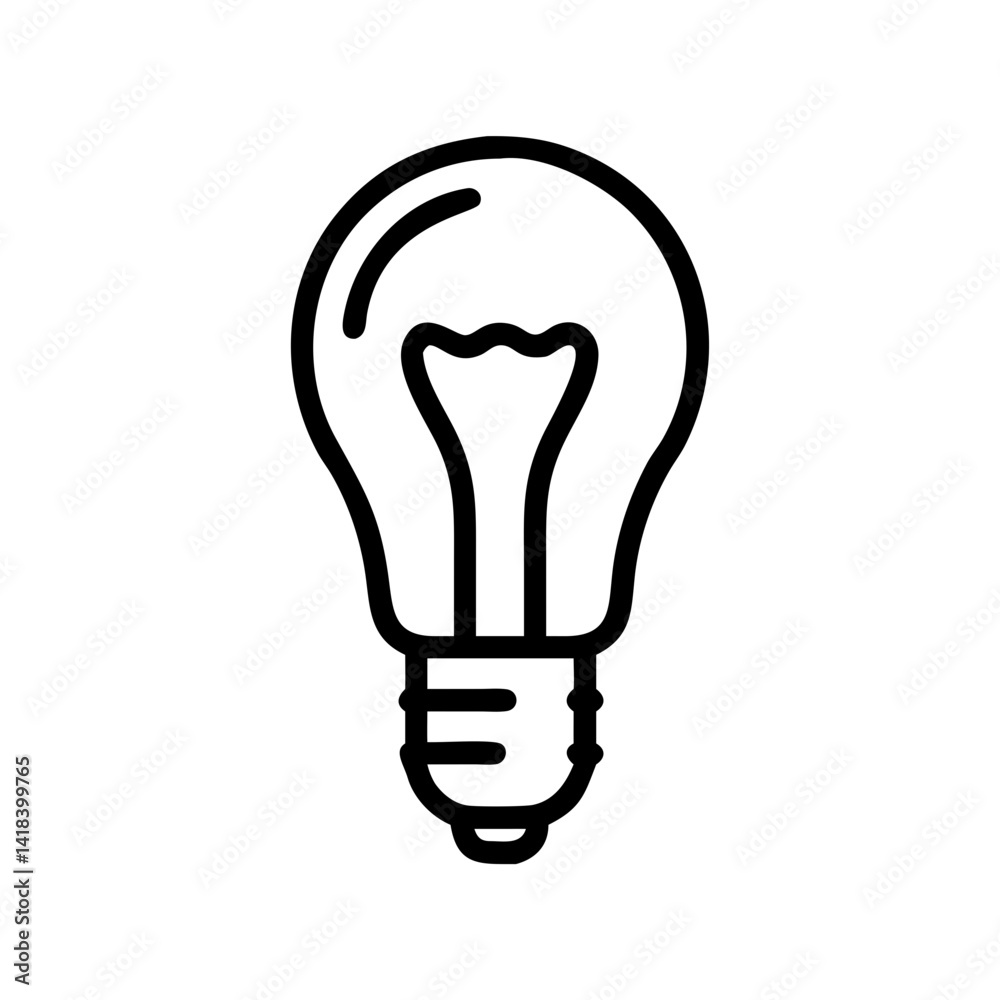 Icon of a Light Bulb Icon of a Light Bulb