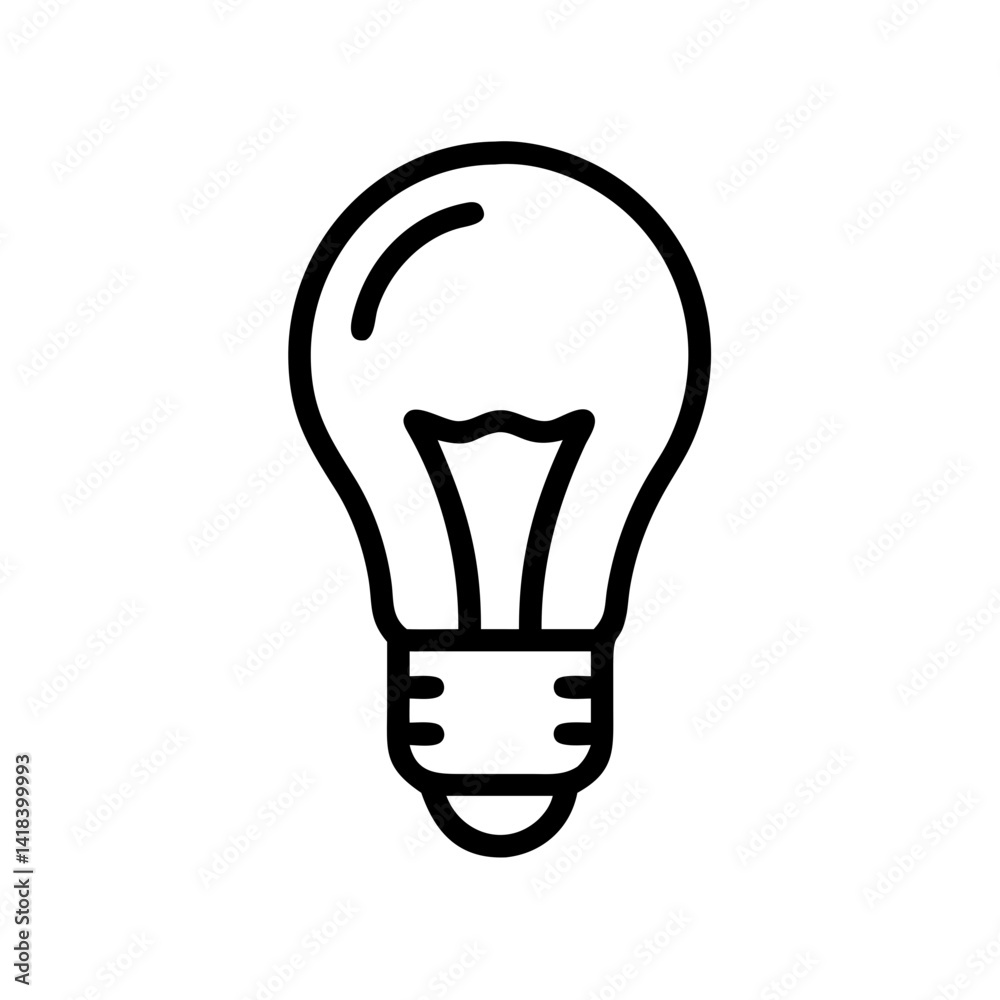 Icon of a Light Bulb Icon of a Light Bulb