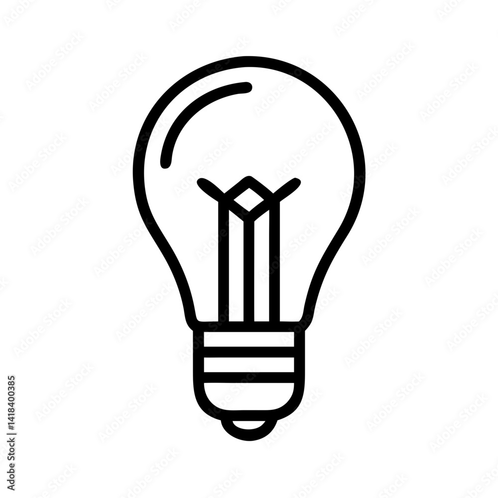 Icon of a Light Bulb