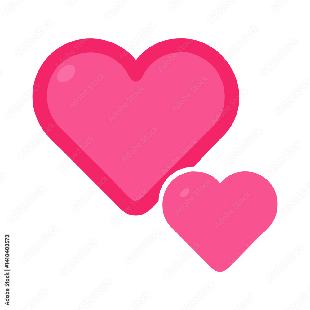 Vibrant Pink Heart Shape Symbolizing Love and Affection in a Playful Design Vibrant Pink Heart Shape Symbolizing Love and Affection in a Playful Design