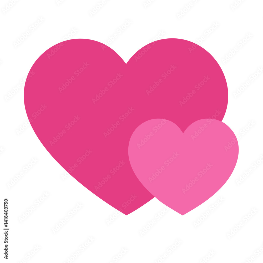 Vibrant Pink Heart Shape Symbolizing Love and Affection in a Playful Design Vibrant Pink Heart Shape Symbolizing Love and Affection in a Playful Design