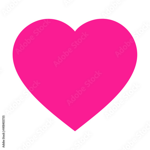 Vibrant Pink Heart Shape Symbolizing Love and Affection in a Playful Design Free Download Vibrant Pink Heart Shape Symbolizing Love and Affection in a Playful Design - GFXLoad