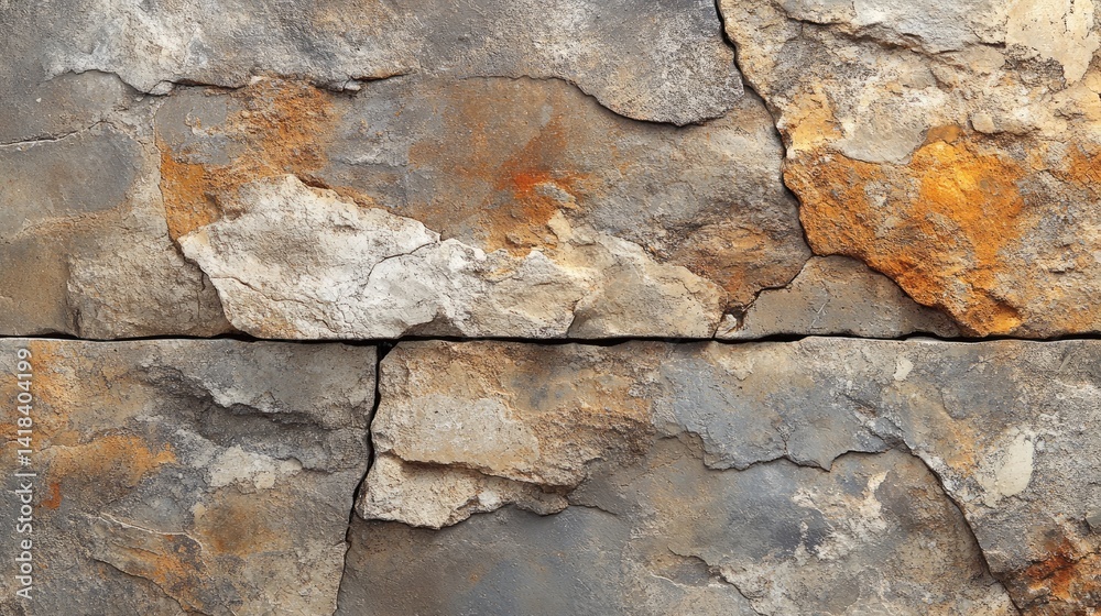 Stacked stone wall textures display varied shades. Stacked stone wall textures display varied shades.
