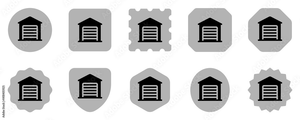 Editable garage, warehouse vector icon. Part of a big icon set family. Perfect for web and app interfaces, presentations, infographics, etc Editable garage, warehouse vector icon. Part of a big icon set family. Perfect for web and app interfaces, presentations, infographics, etc