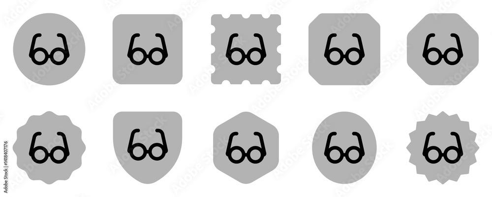 Editable reading glasses vector icon. Part of a big icon set family. Perfect for web and app interfaces, presentations, infographics, etc Editable reading glasses vector icon. Part of a big icon set family. Perfect for web and app interfaces, presentations, infographics, etc