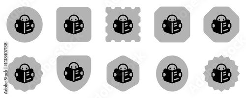Editable reading book vector icon. Part of a big icon set family. Perfect for web and app interfaces, presentations, infographics, etc