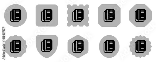 Editable books, notebooks, textbooks, journal, diary vector icon. Part of a big icon set family. Perfect for web and app interfaces, presentations, infographics, etc