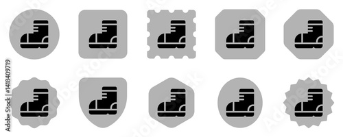 Editable shoe, boot vector icon. Part of a big icon set family. Perfect for web and app interfaces, presentations, infographics, etc