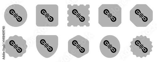 Editable rope, carabiner vector icon. Part of a big icon set family. Perfect for web and app interfaces, presentations, infographics, etc