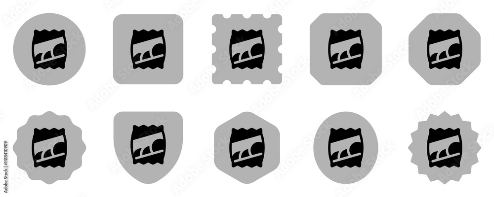 Editable potato chips bag vector icon. Part of a big icon set family. Perfect for web and app interfaces, presentations, infographics, etc Editable potato chips bag vector icon. Part of a big icon set family. Perfect for web and app interfaces, presentations, infographics, etc