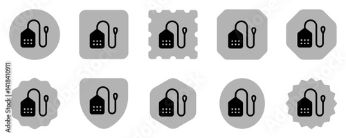 Editable teabag vector icon. Part of a big icon set family. Perfect for web and app interfaces, presentations, infographics, etc