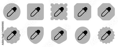 Editable eyedropper, color picker vector icon. Part of a big icon set family. Perfect for web and app interfaces, presentations, infographics, etc