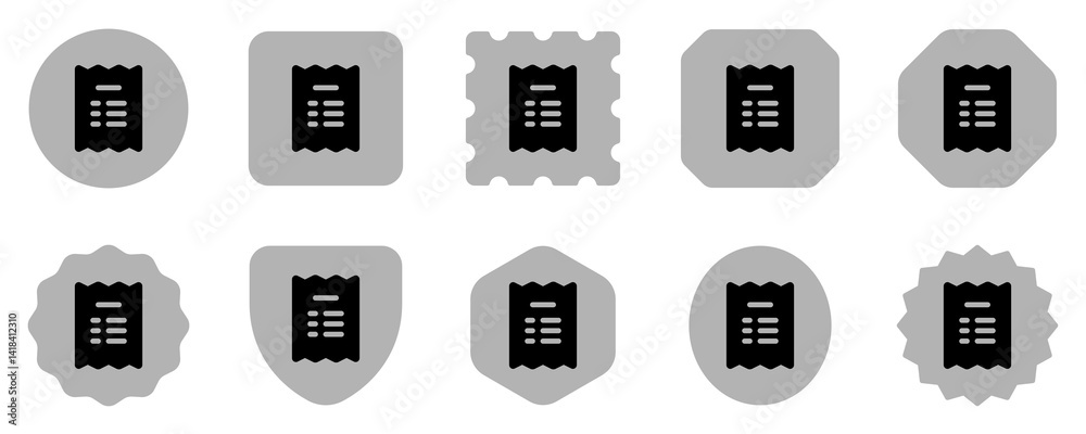 Editable invoice, receipt vector icon. Part of a big icon set family. Perfect for web and app interfaces, presentations, infographics, etc Editable invoice, receipt vector icon. Part of a big icon set family. Perfect for web and app interfaces, presentations, infographics, etc