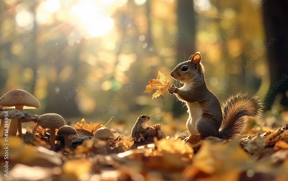 Captivating scene illuminating the beauty of nature with a warm golden glow highlighting vibrant foliage and serene trees creating an enchanting atmosphere Captivating scene illuminating the beauty of nature with a warm golden glow highlighting vibrant foliage and serene trees creating an enchanting atmosphere