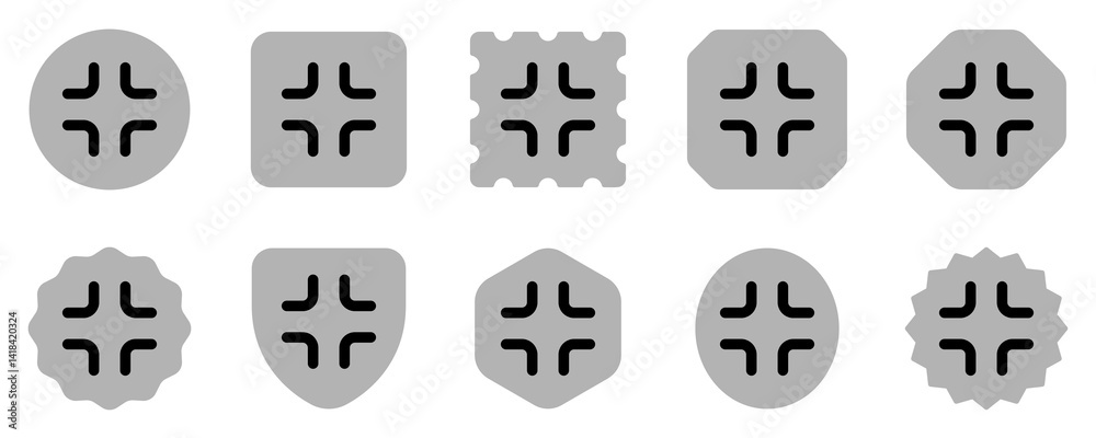 Editable vector exit fullscreen icon. Black, transparent white background. Part of a big icon set family. Perfect for web and app interfaces, presentations, infographics, etc Editable vector exit fullscreen icon. Black, transparent white background. Part of a big icon set family. Perfect for web and app interfaces, presentations, infographics, etc