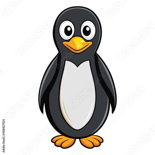 Cute cartoon penguin (1)