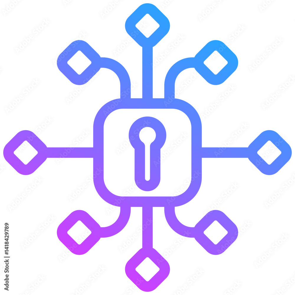 Cryptography Icon Cryptography Icon