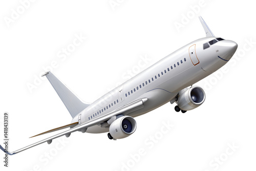 Airplane isolated