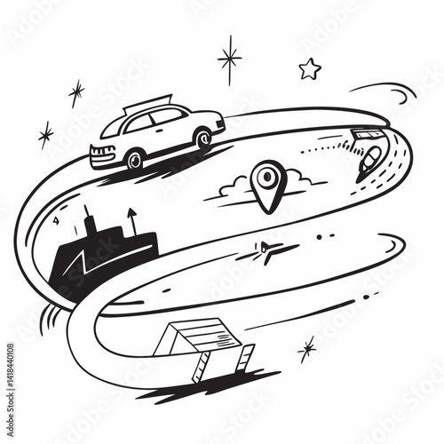 Electric Racing Dreams – Surreal Speed in Motion