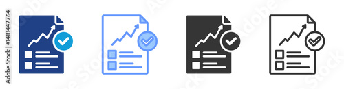 Registration icon set multiple style collection
