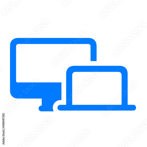 Computer and Laptop

