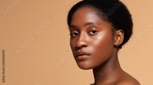 Luminous Gen Z Beauty Minimalist Neon-Inspired Portrait Capturing Ethereal Skin Texture, Soft Lighting, and Contemporary Aesthetic Elegance