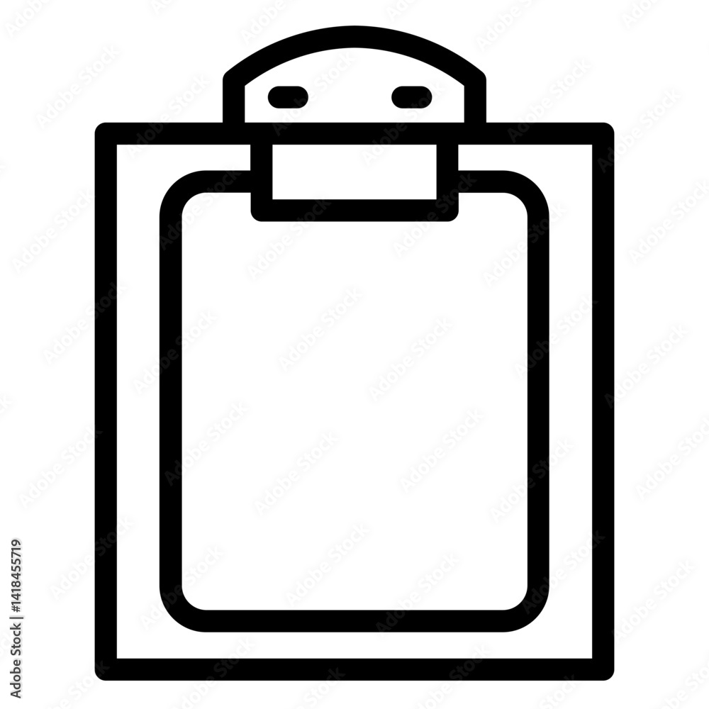 Analytics Clipboard Planning Line Icon Analytics Clipboard Planning Line Icon