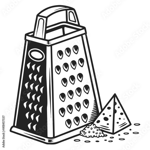 grater and cheese