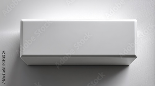 Wallpaper Mural Plain rectangular figure, set against a bright white background, professional look - layout illustration vertical mockup Torontodigital.ca