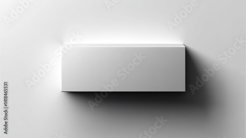 Wallpaper Mural Clean, white rectangular board; perfect for minimalist designs - background modern polished product off-white Torontodigital.ca