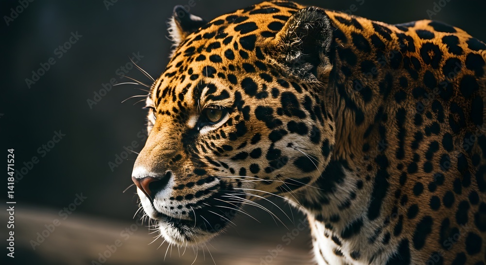 Obraz premium close up portrait of leopard