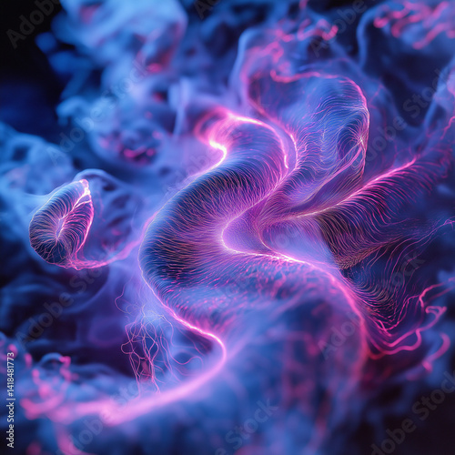 Neon Electric Stream
