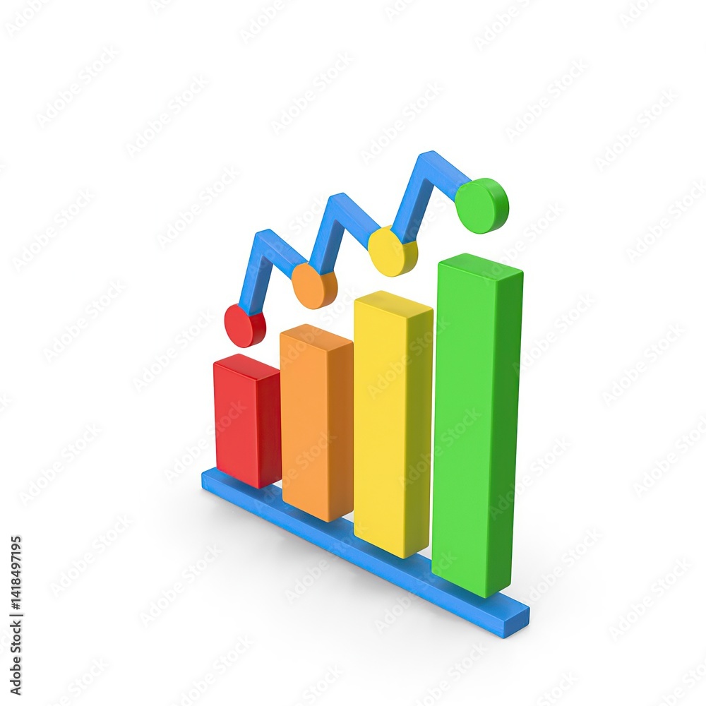 business graph with arrow business graph with arrow