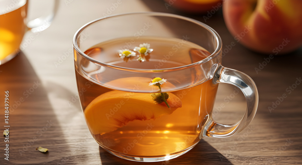 Refreshing Peach Infusion For Moments of Tranquility And Well-being Refreshing Peach Infusion For Moments of Tranquility And Well-being