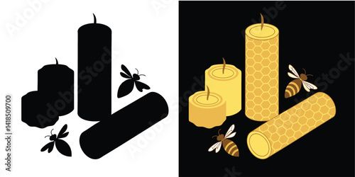 Beeswax Candles – 100% Natural, Handmade, Non-Toxic, Long-Lasting Aromatherapy Candles for Home & Relaxation