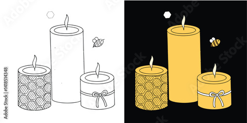 Beeswax Candles – 100% Natural, Handmade, Non-Toxic, Long-Lasting Aromatherapy Candles for Home & Relaxation