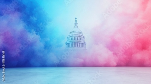 US Capitol Building Amidst Political Division