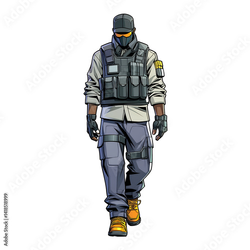 battle royale gaming character vest