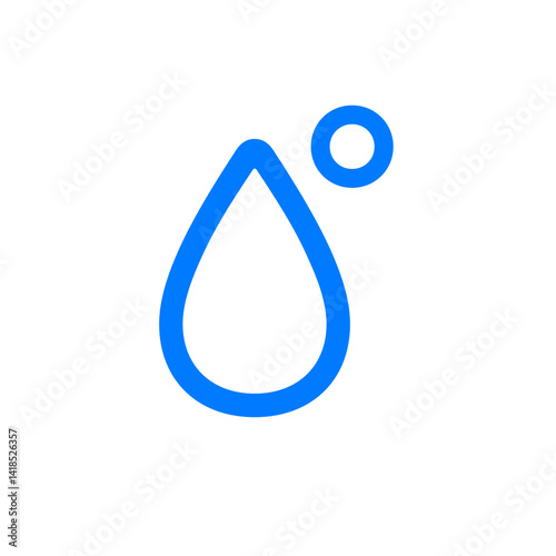 Temperature Drop Outline Icon
