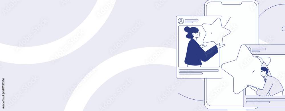 Virtual characters social communication concept business flat vector hand drawn illustration
Virtual characters social communication concept business flat vector hand drawn illustration