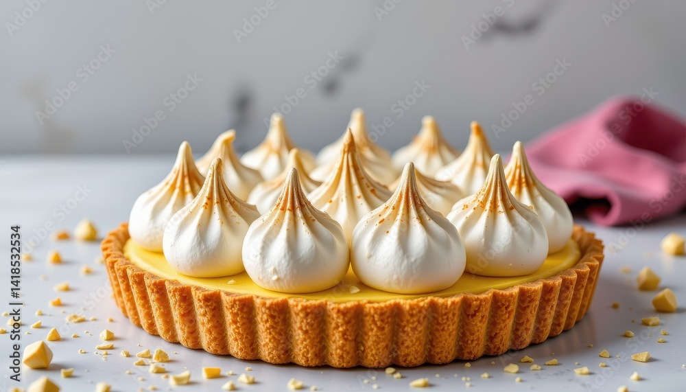 Lemon meringue pie, delicious