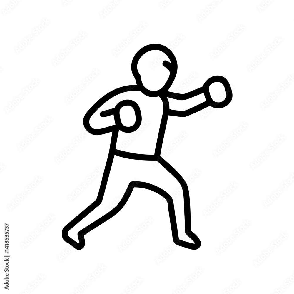 Action Icon Boxing Match Urban Arena Digital Art Dynamic Movement Low Angle Victory Concept Action Icon Boxing Match Urban Arena Digital Art Dynamic Movement Low Angle Victory Concept