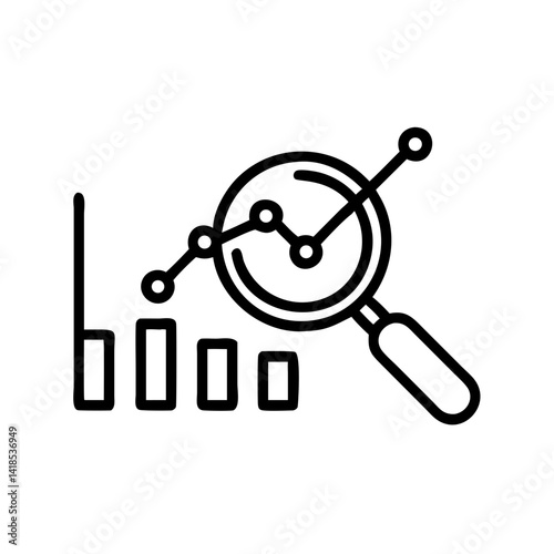 Analyzing Market Trends Iconic Insights & Infographic Data in a Digital Business Environment