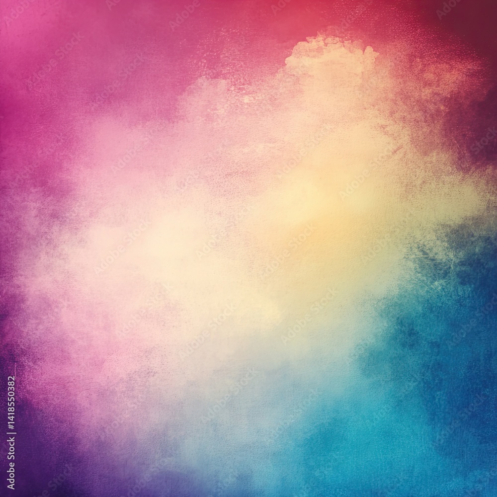 Fototapeta premium A vibrant, textured blend of pastel colors in a soft, dreamy design.