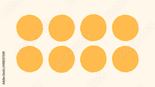 Brush stroke shape rough round, grunge stamp frame set. Paint texture frame grunge square, oval brush print element. Hand drawn effect grunge rectangle, round circle label border. Vector template